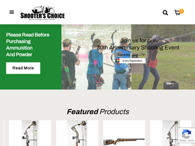 'shooterschoice.com' screenshot