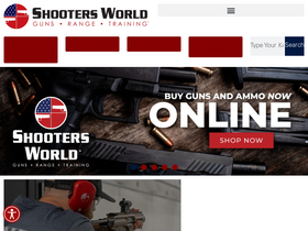 'shootersworld.com' screenshot