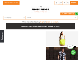 'shop4shops.in' screenshot