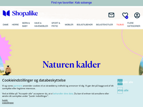'shopalike.dk' screenshot