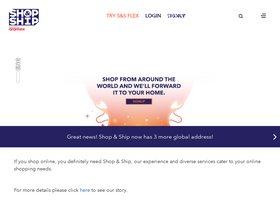 'shopandship.com' screenshot