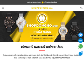 'shopdongho.com' screenshot