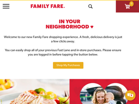 'shopfamilyfare.com' screenshot