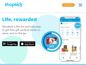 'shopkick.com' screenshot