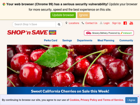 'shopnsavefood.com' screenshot