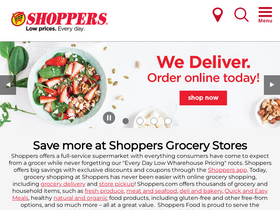 'shoppersfood.com' screenshot
