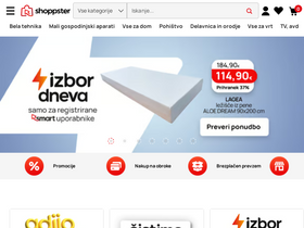 'shoppster.si' screenshot