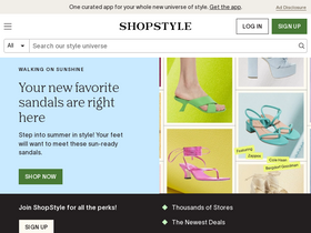 'shopstyle.com' screenshot