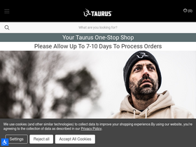 'shoptaurus.com' screenshot