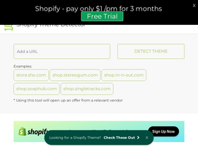 'shopthemedetector.com' screenshot
