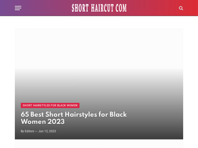 'short-haircut.com' screenshot