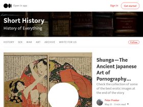 'short-history.com' screenshot