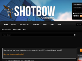 'shotbow.net' screenshot
