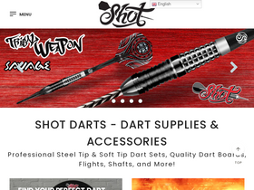 'shotdarts.com' screenshot