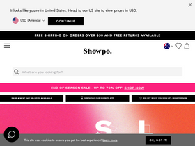 'showpo.com' screenshot