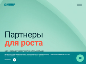'sibur.ru' screenshot