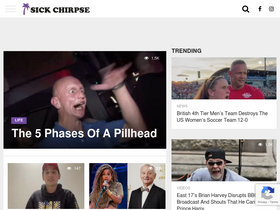 'sickchirpse.com' screenshot