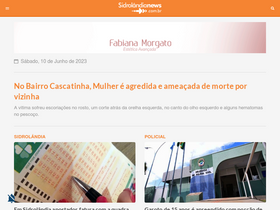 'sidrolandianews.com.br' screenshot