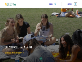 'siena.edu' screenshot