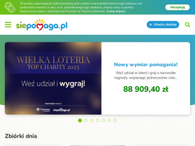 'siepomaga.pl' screenshot