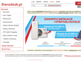 'sieradzak.pl' screenshot