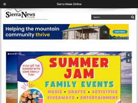 'sierranewsonline.com' screenshot