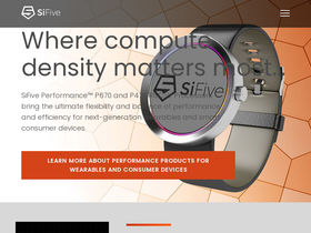 'sifive.com' screenshot