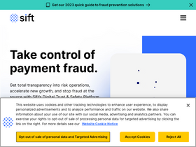 'sift.com' screenshot