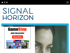 'signalhorizon.com' screenshot