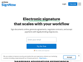 'signnow.com' screenshot
