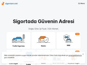 'sigortam.net' screenshot