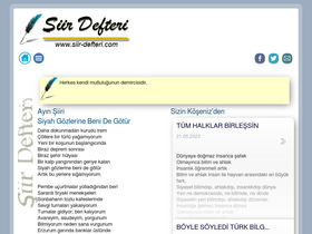 'siir-defteri.com' screenshot