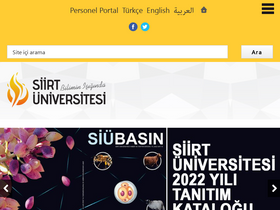 'siirt.edu.tr' screenshot
