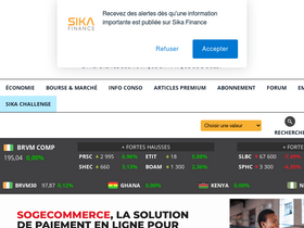 'sikafinance.com' screenshot