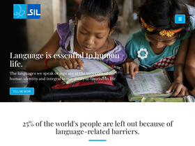 'sil.org' screenshot