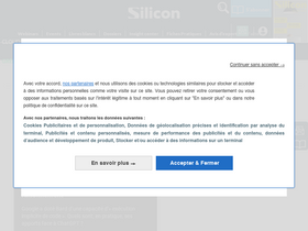 'silicon.fr' screenshot