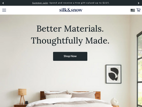 'silkandsnow.com' screenshot