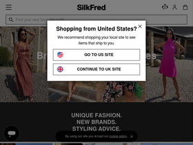 'silkfred.com' screenshot