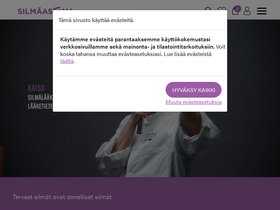 'silmaasema.fi' screenshot