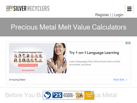 'silverrecyclers.com' screenshot