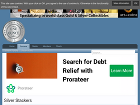 'silverstackers.com' screenshot