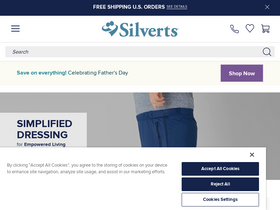 'silverts.com' screenshot
