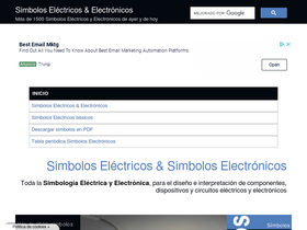 'simbologia-electronica.com' screenshot