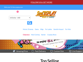 'simcosplay.com' screenshot