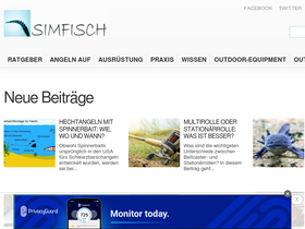 'simfisch.de' screenshot
