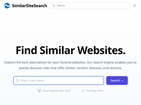 'similarsitesearch.com' screenshot