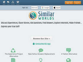 'similarworlds.com' screenshot