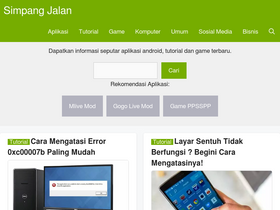 'simpangjalan.com' screenshot