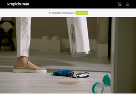 'simplehuman.com' screenshot