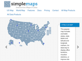 'simplemaps.com' screenshot